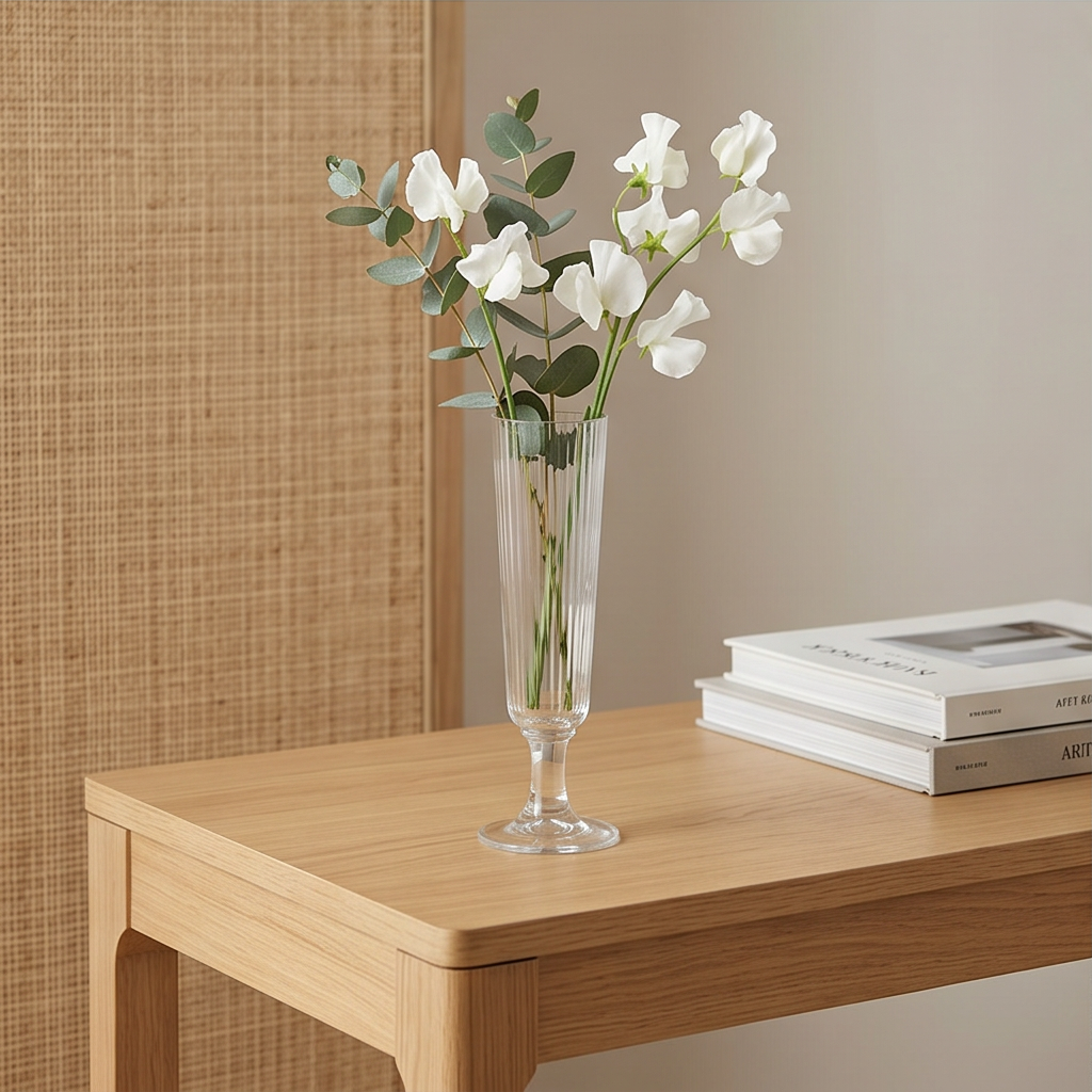 Ribbed Trumpet Vase Set - EV16