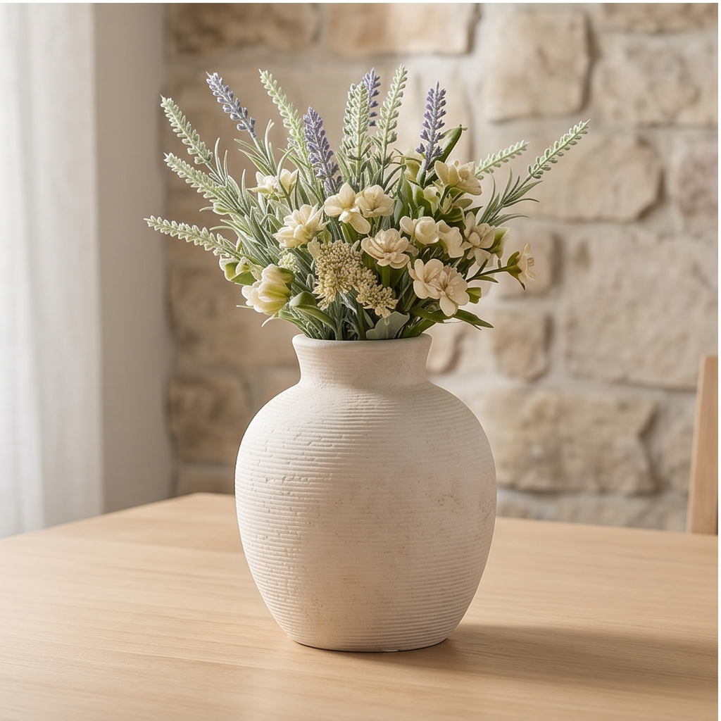 Rustic Arc Ceramic Vase - CV02